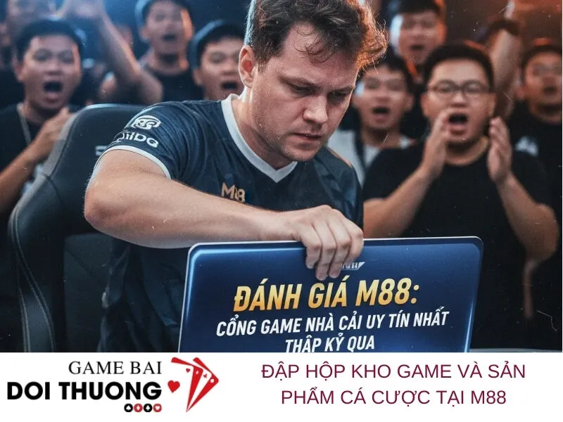 Đập hộp kho game và sản phẩm cá cược tại M88