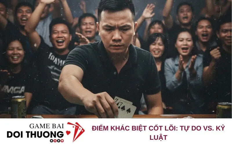 Điểm Khác Biệt Cốt Lõi: Tự Do vs. Kỷ Luật
